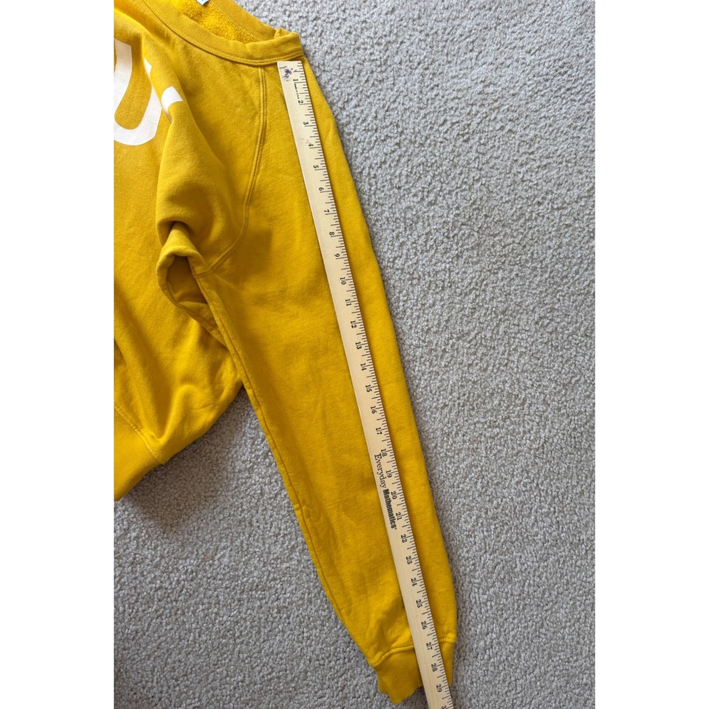 Clare V Sweatshirt Crewneck Pullover Oui Marigold Yellow large - Picture 11 of 11